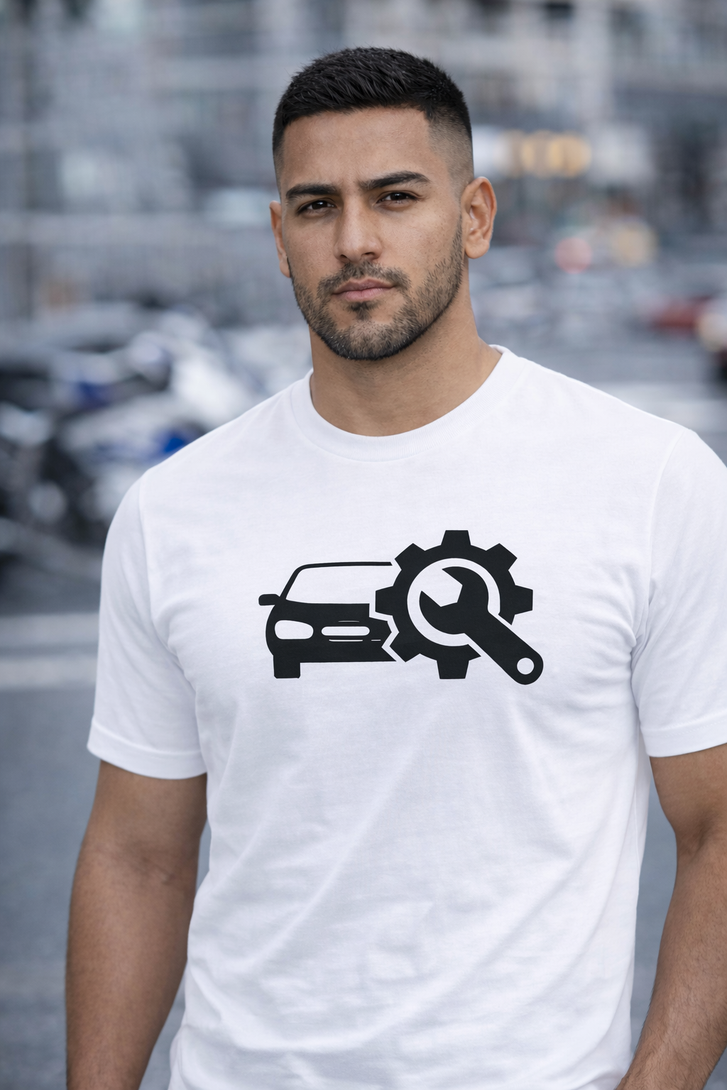 POLO HOMBRE TUERCA Y CARRO - 1