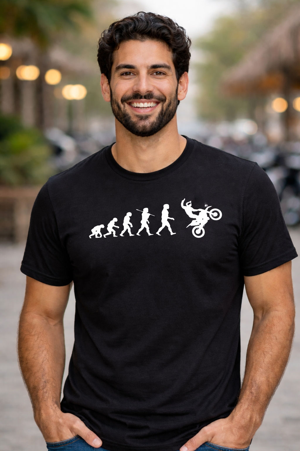 POLO HOMBRE EVOLUCION DE LA MOTO - 1