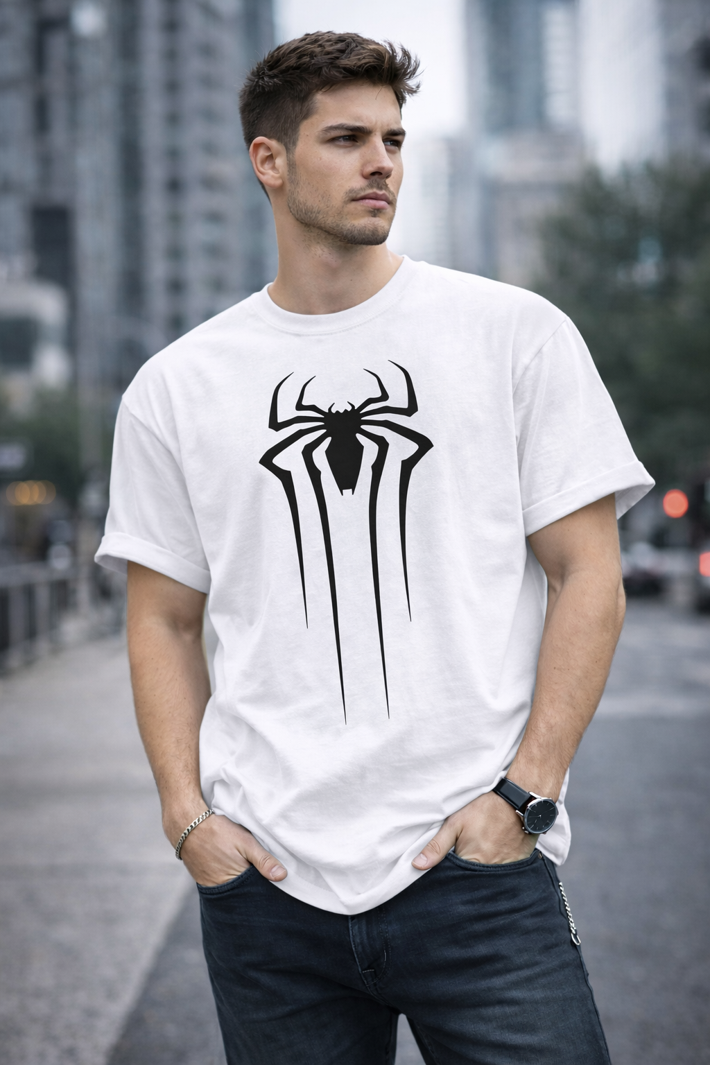 POLO HOMBRE SPIDER - 1