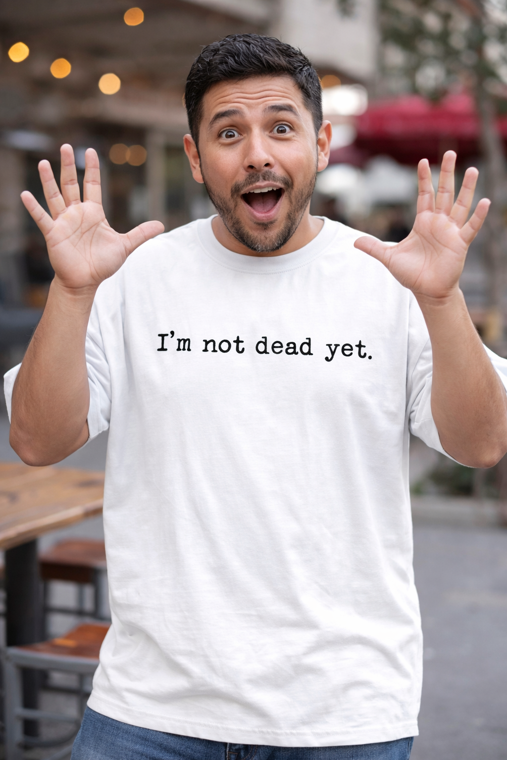 POLO HOMBRE I'M NOT DEAD YET - 1