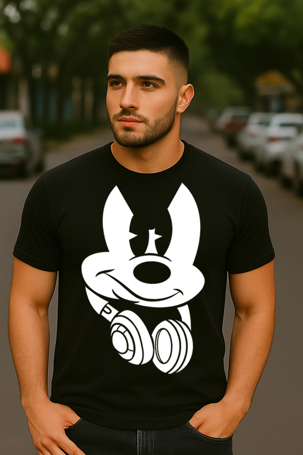 POLO HOMBRE MICKEY MALO - 1