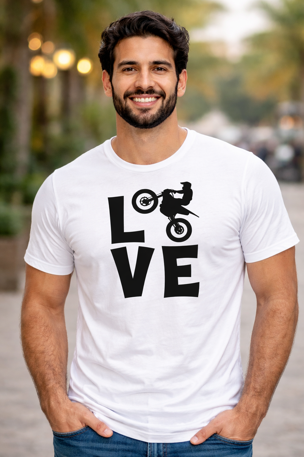 POLO HOMBRE LOVE MOTO - 1