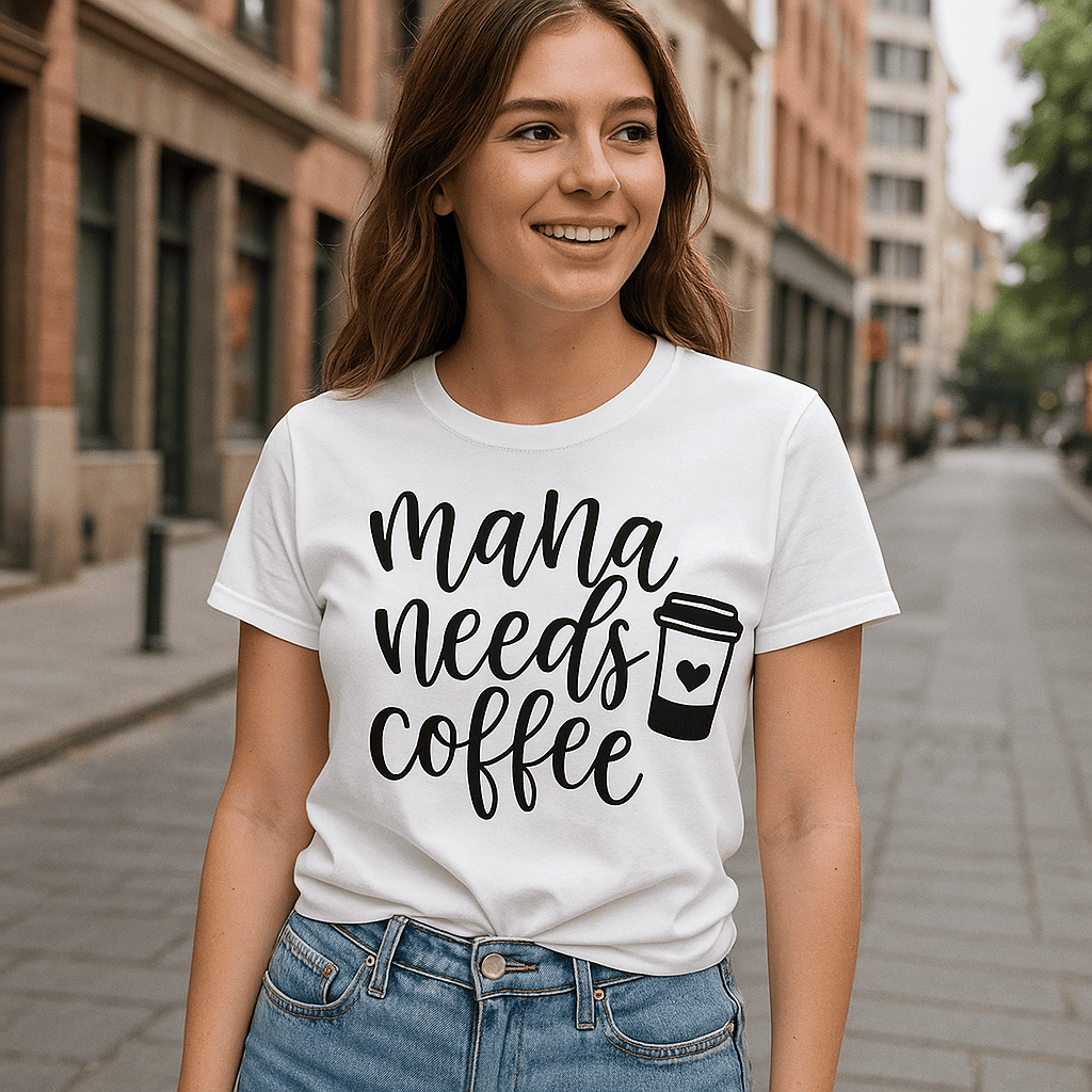 POLO MUJER MAMA NEEDS COFFEE - 1