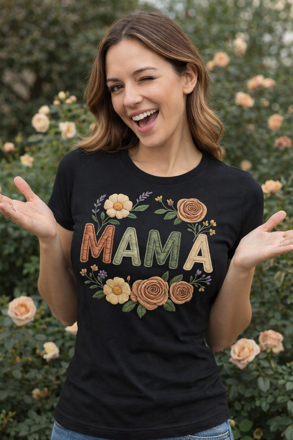 POLO MUJER MAMA BORDADO - 1