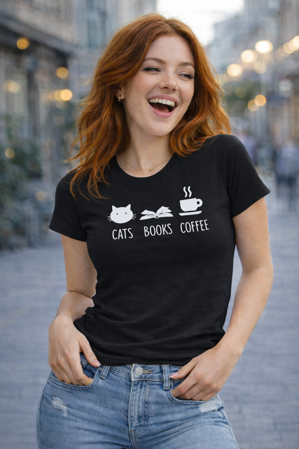 POLO MUJER CATS BOOKS COFFEE - 1