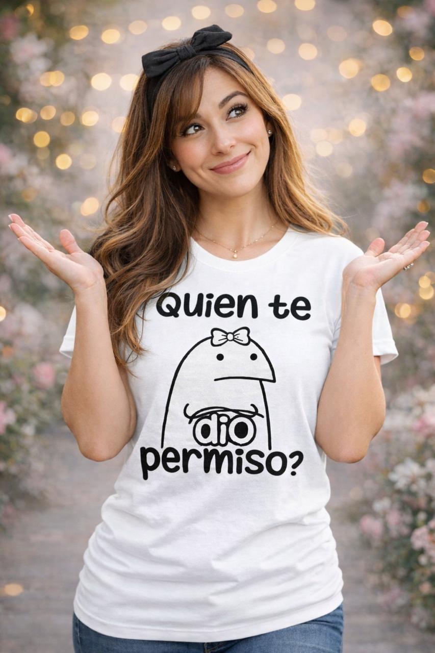 POLO MUJER QUIEN TE DIO PERMISO - 1