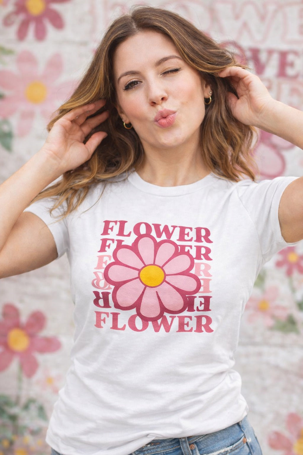 POLO MUJER FLOWER PINK - 1