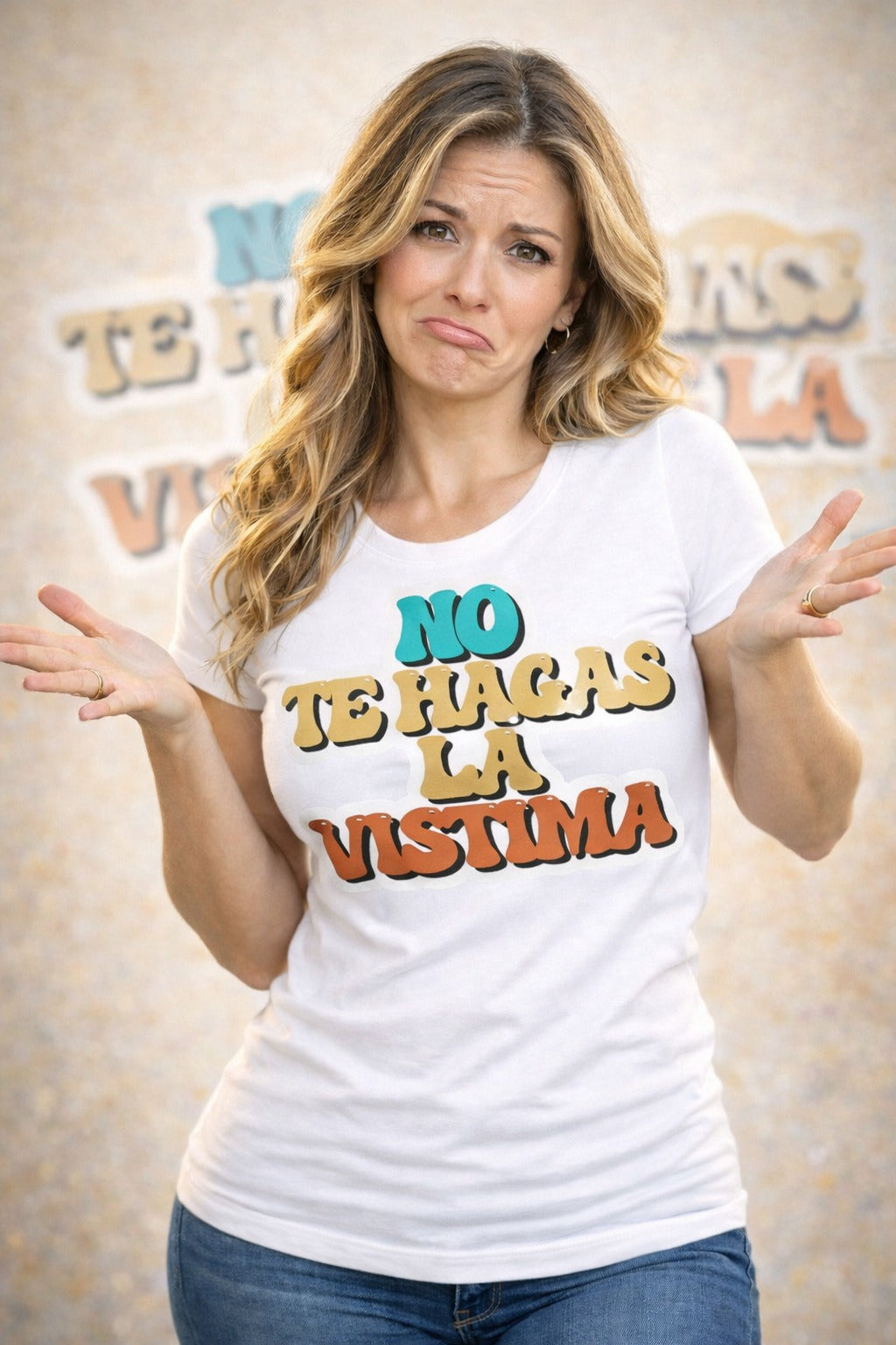 POLO MUJER NO TE HAGAS LA VISTIMA - 1