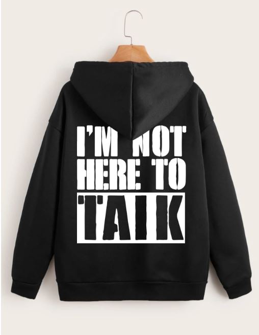 POLERA MUJER I'M NOT HERE TO TALK - 1