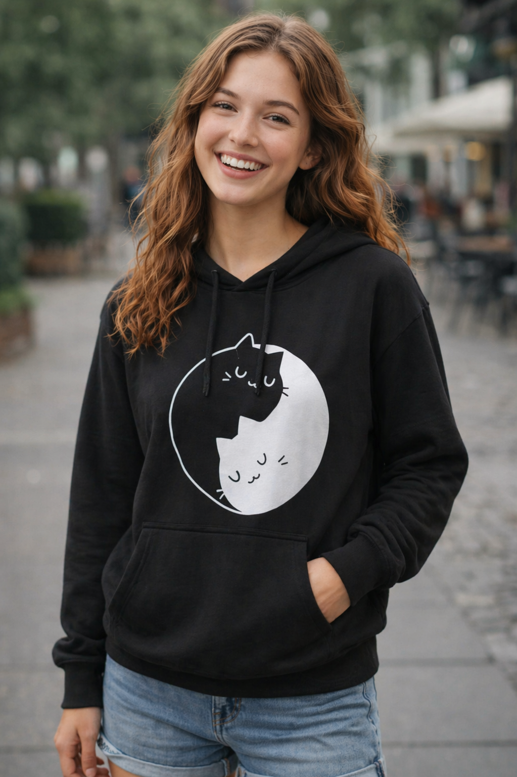 POLERA MUJER GATO - 1