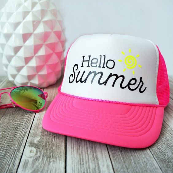 GORRA HELLO SUMMER ROSADO - 1