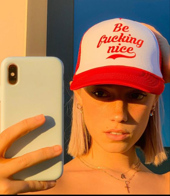 GORRA BE FUCKING NICE ROJO - 1