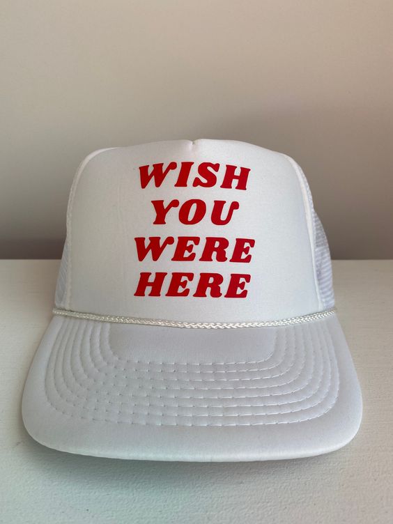 GORRA WISH YOU WERE HERE BLANCO - 1