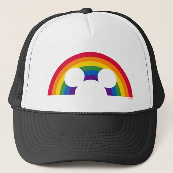 GORRA MICKEY MOUSE ARCOÍRIS NEGRO - 1