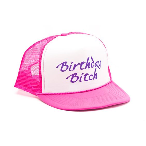 GORRA BIRTHDAY BITCH ROSADO - 1