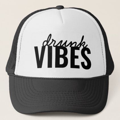 GORRA DRUNK VIBES NEGRO - 1