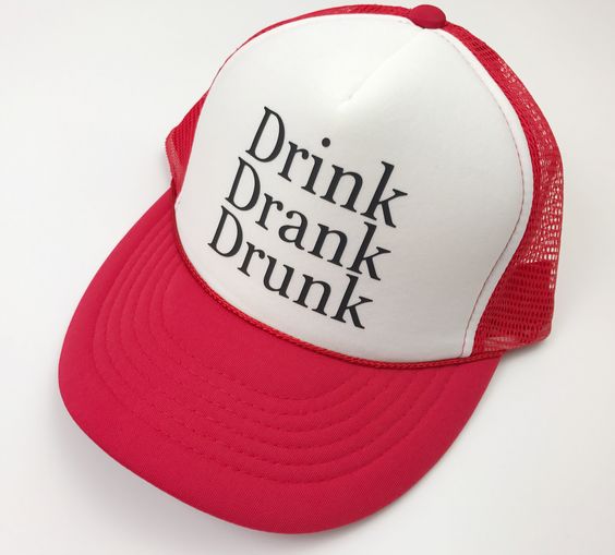 GORRA DRINK DRANK DRUNK ROJO - 1