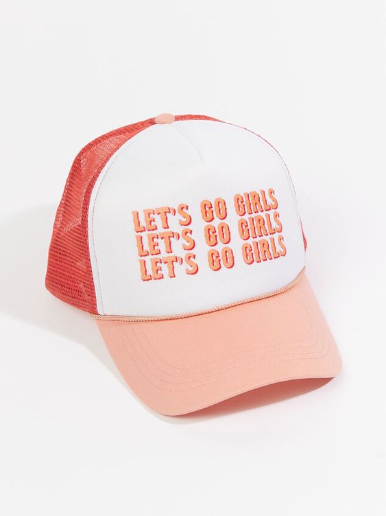 GORRA LET'S GO GIRLS ROSADO - 1