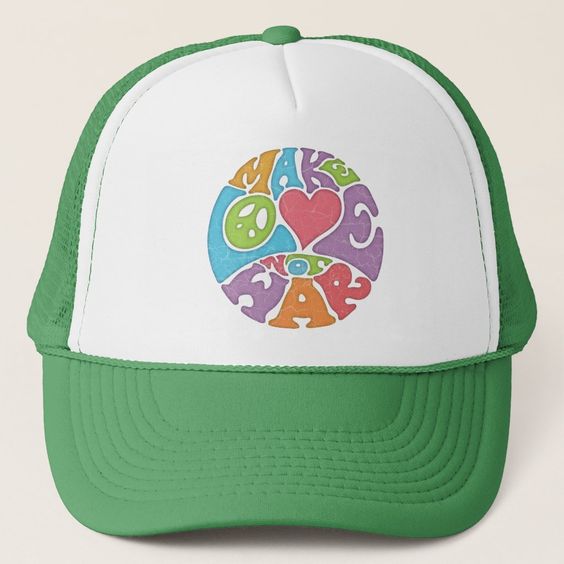 GORRA MAKE LOVE NOT HAR VERDE - 1