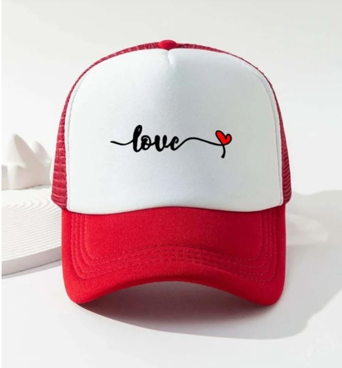 GORRA LOVE ROJO - 1