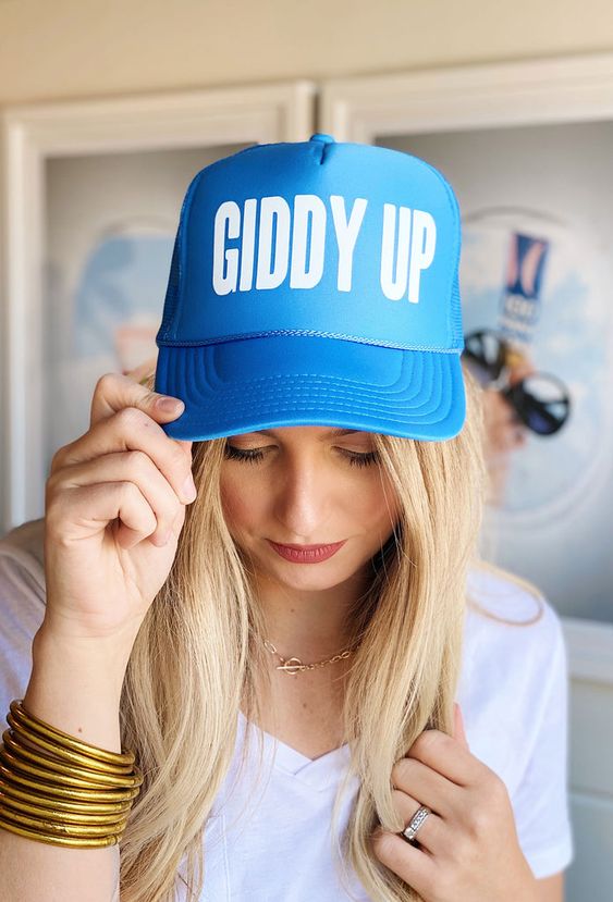 GORRA GIDDY UP AZUL - 1