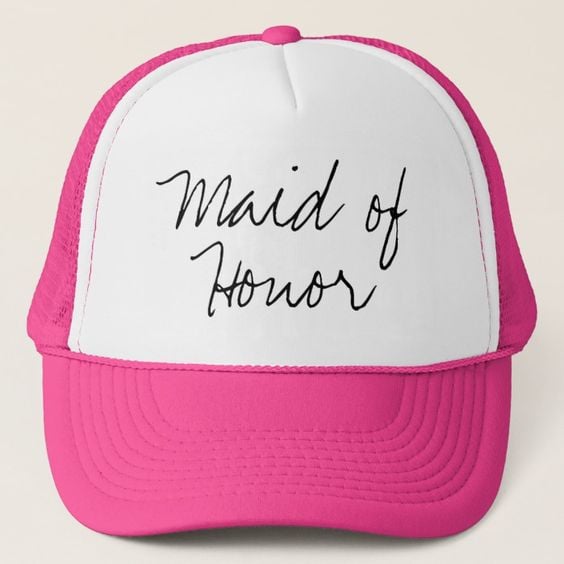 GORRA MAID OF HONOR ROSADO - 1