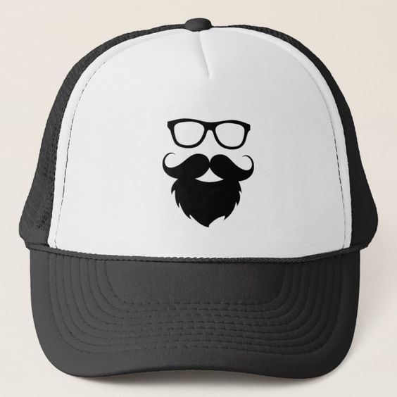 GORRA MOSTACHO NEGRO - 1
