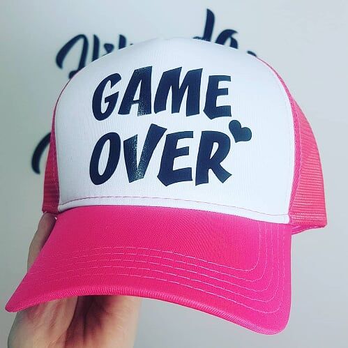 GORRA GAME OVER ROSADO - 1