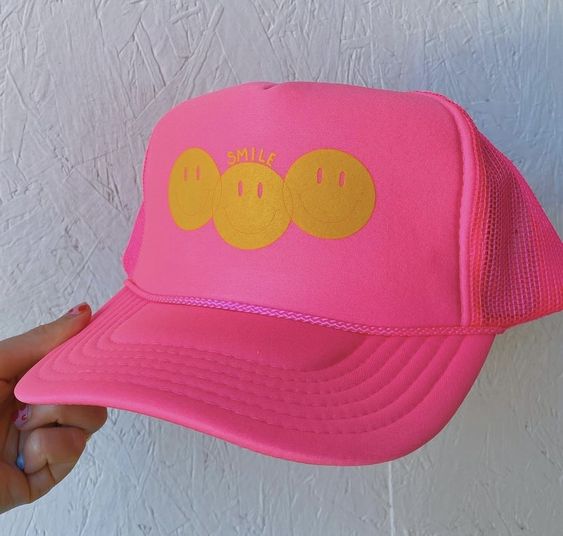 GORRA SMILES ROSADO - 1