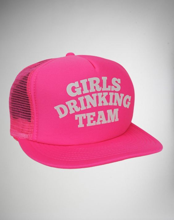 GORRA GIRLS DRINKING TEAM ROSADO - 1