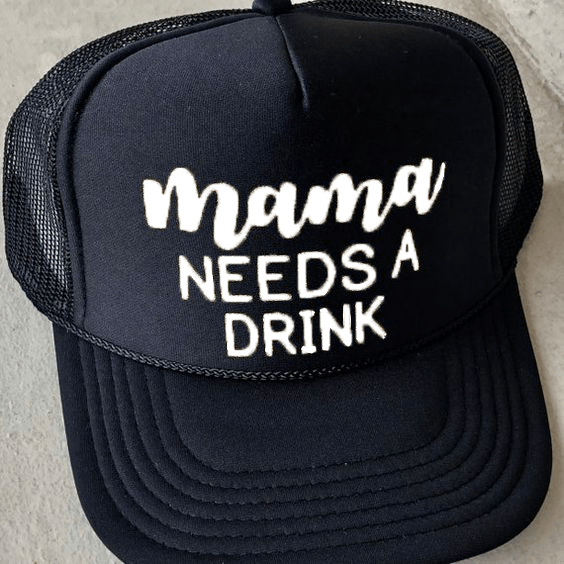 GORRA MAMA NEEDS A DRINK NEGRO - 1