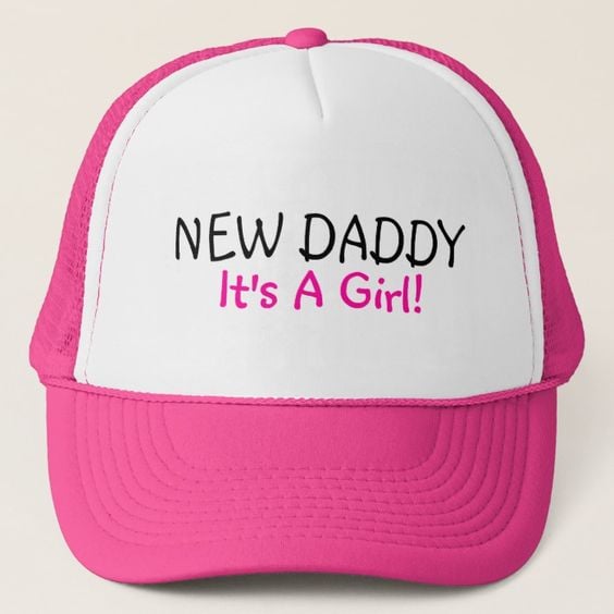 GORRA NEW DADDY IT'S A GIRL! ROSADO - 1