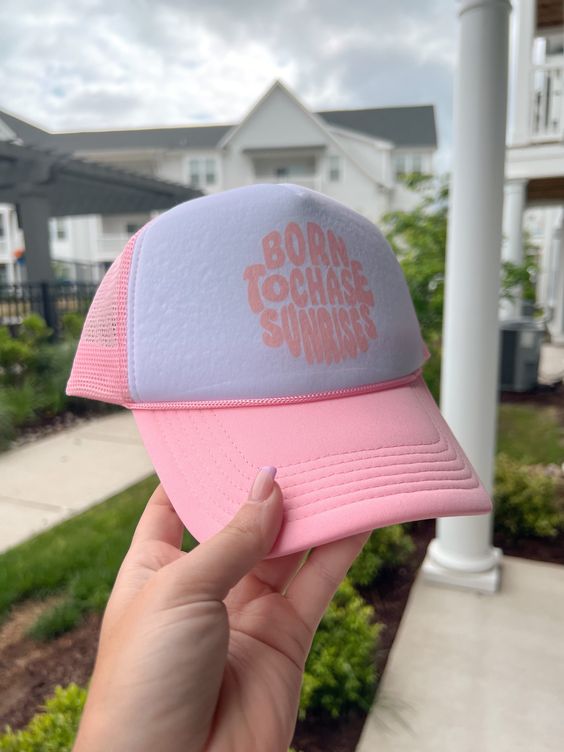GORRA BORN TOCHASE SUNRISES ROSADO - 1