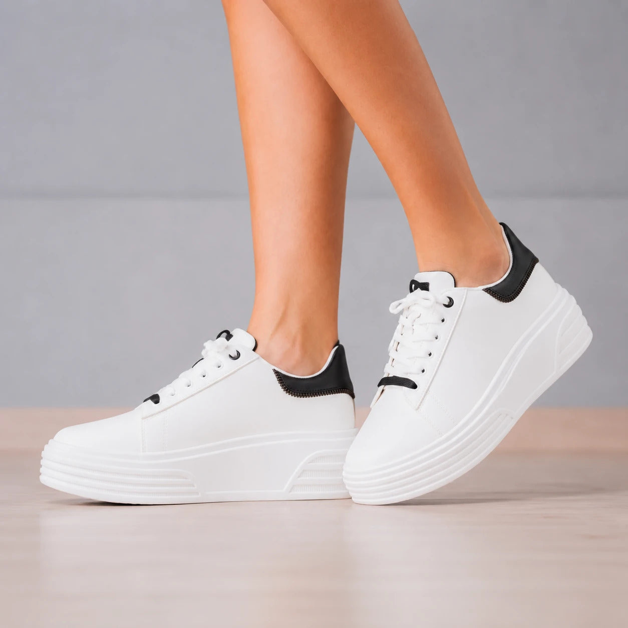 ZAPATILLAS URBANAS MUJER ZIP - NEGRO - 4