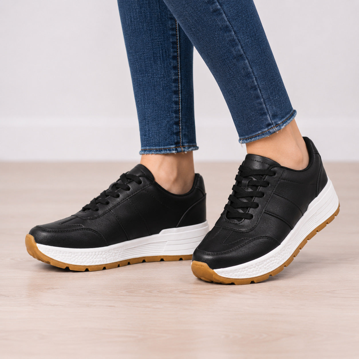 ZAPATILLAS URBANAS MUJER RUKI - NEGRO - 6