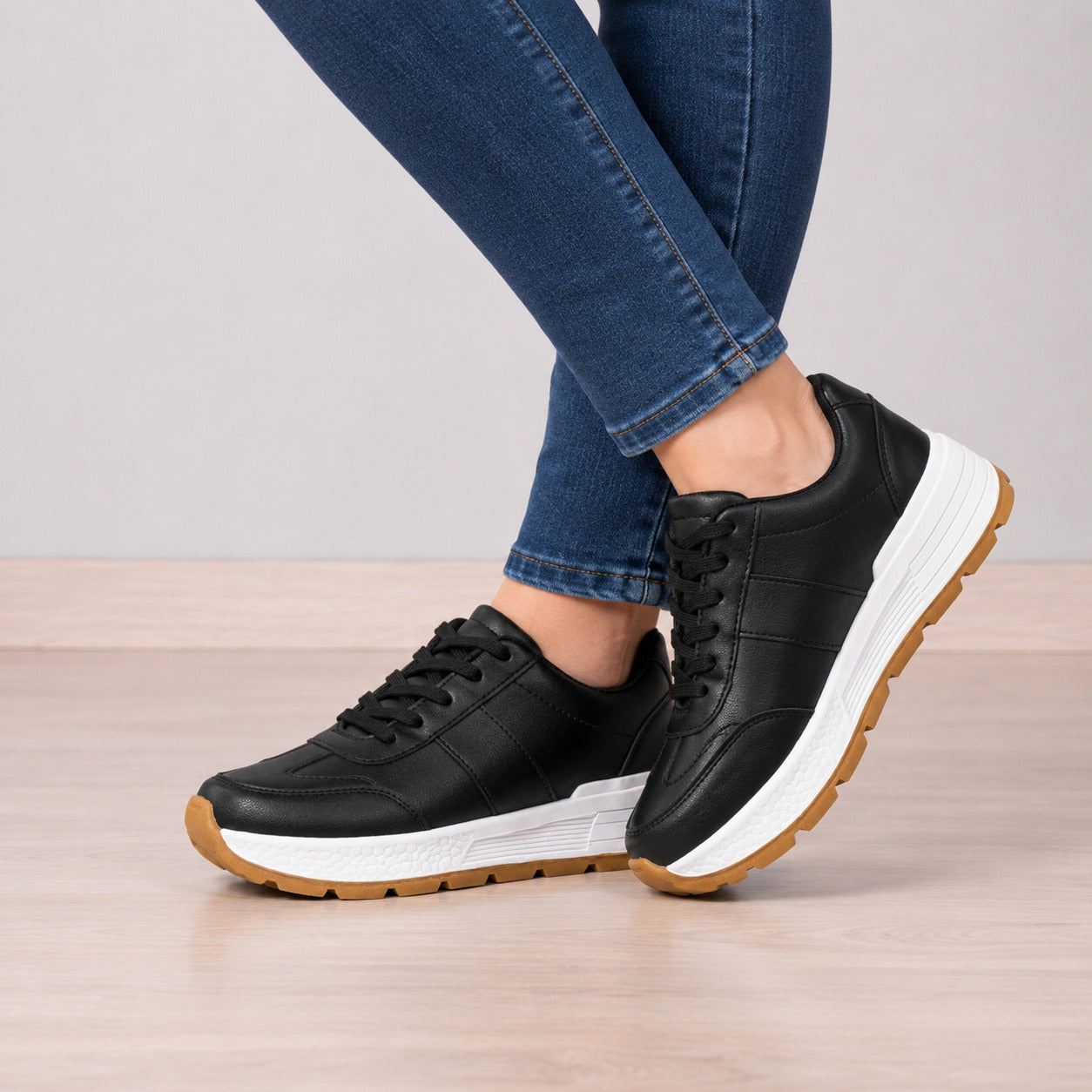 ZAPATILLAS URBANAS MUJER RUKI - NEGRO - 7