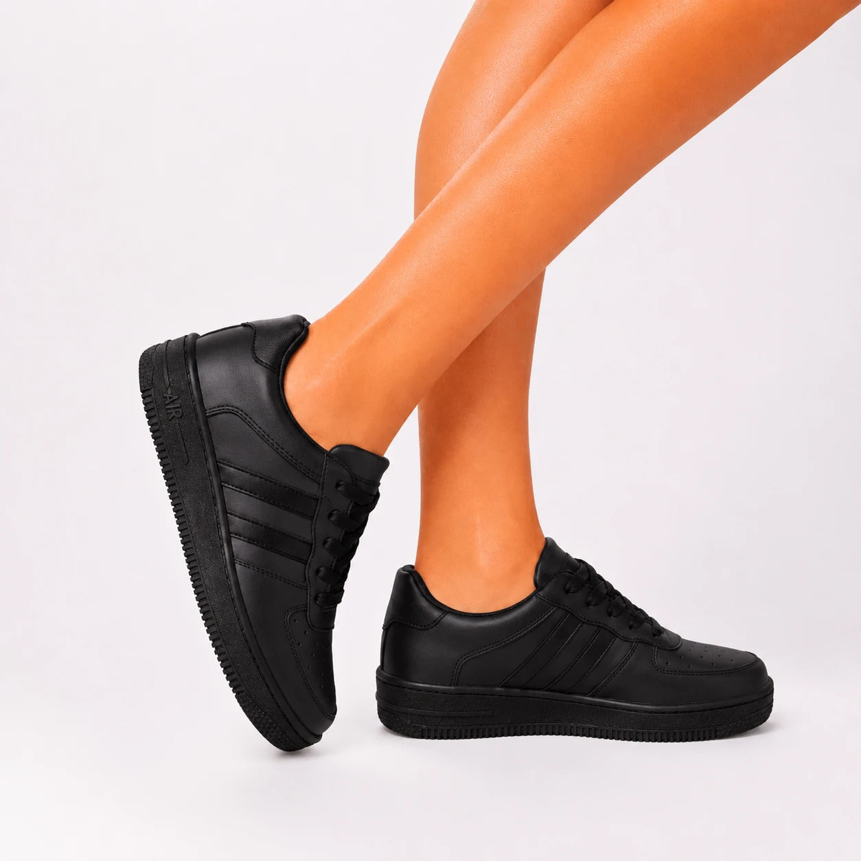 ZAPATILLAS URBANAS MUJER SISAK - NEGRO TOTAL - 3