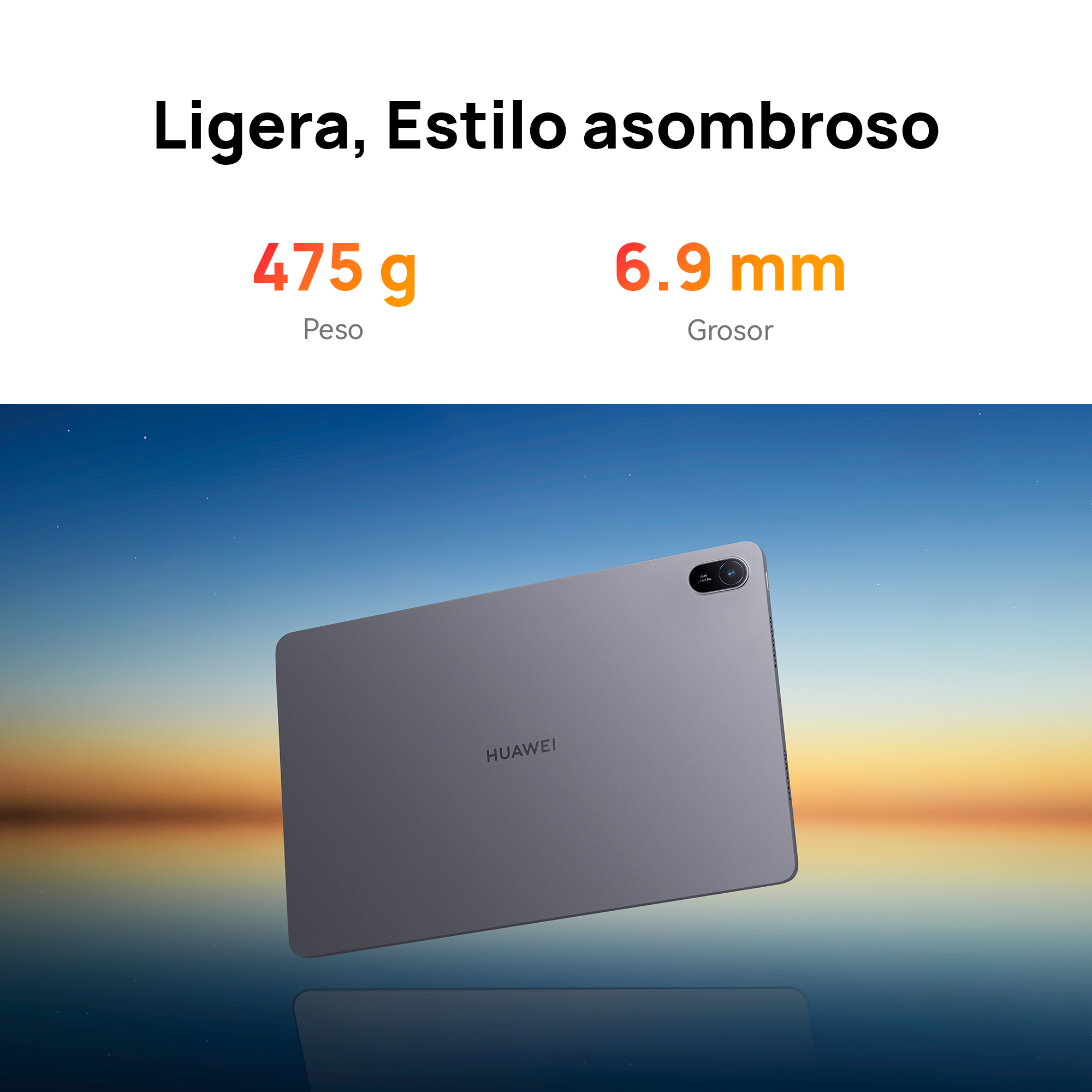 TABLET HUAWEI MATEPAD SE 11' 6+128 GB GRIS | LARGA BATERÍA 7,700 MAH - 3