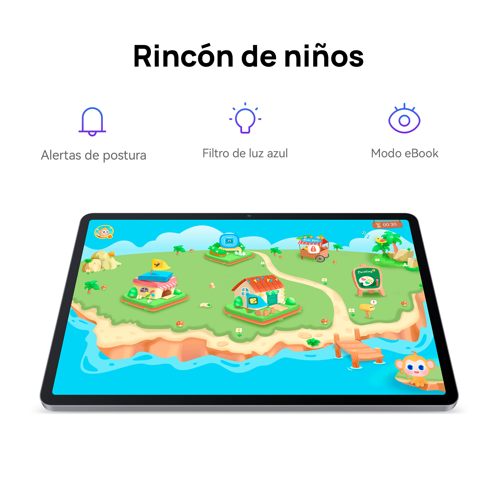 TABLET HUAWEI MATEPAD SE 11' 6+128 GB GRIS | LARGA BATERÍA 7,700 MAH - 6