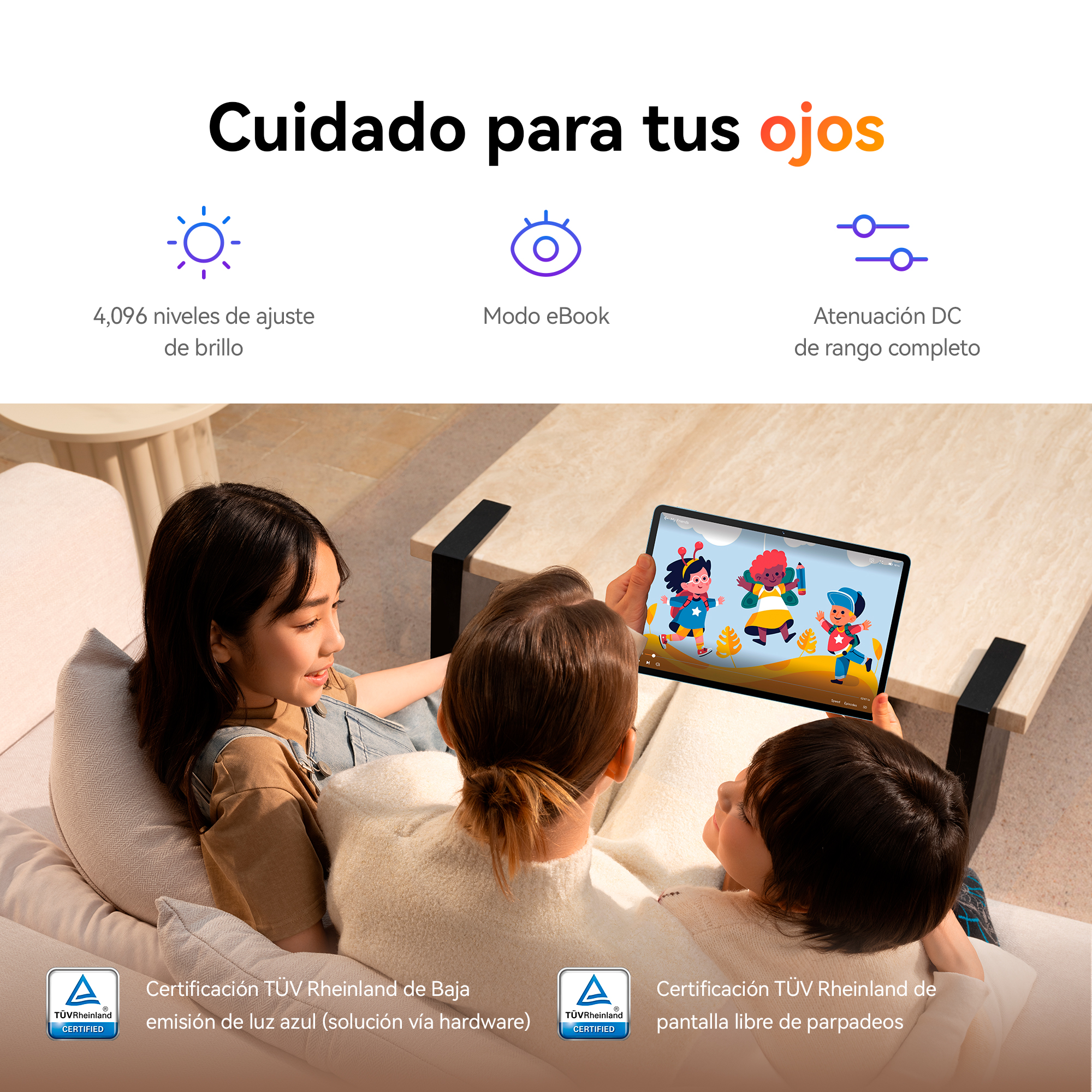 TABLET HUAWEI MATEPAD SE 11' 6+128 GB GRIS | LARGA BATERÍA 7,700 MAH - 8