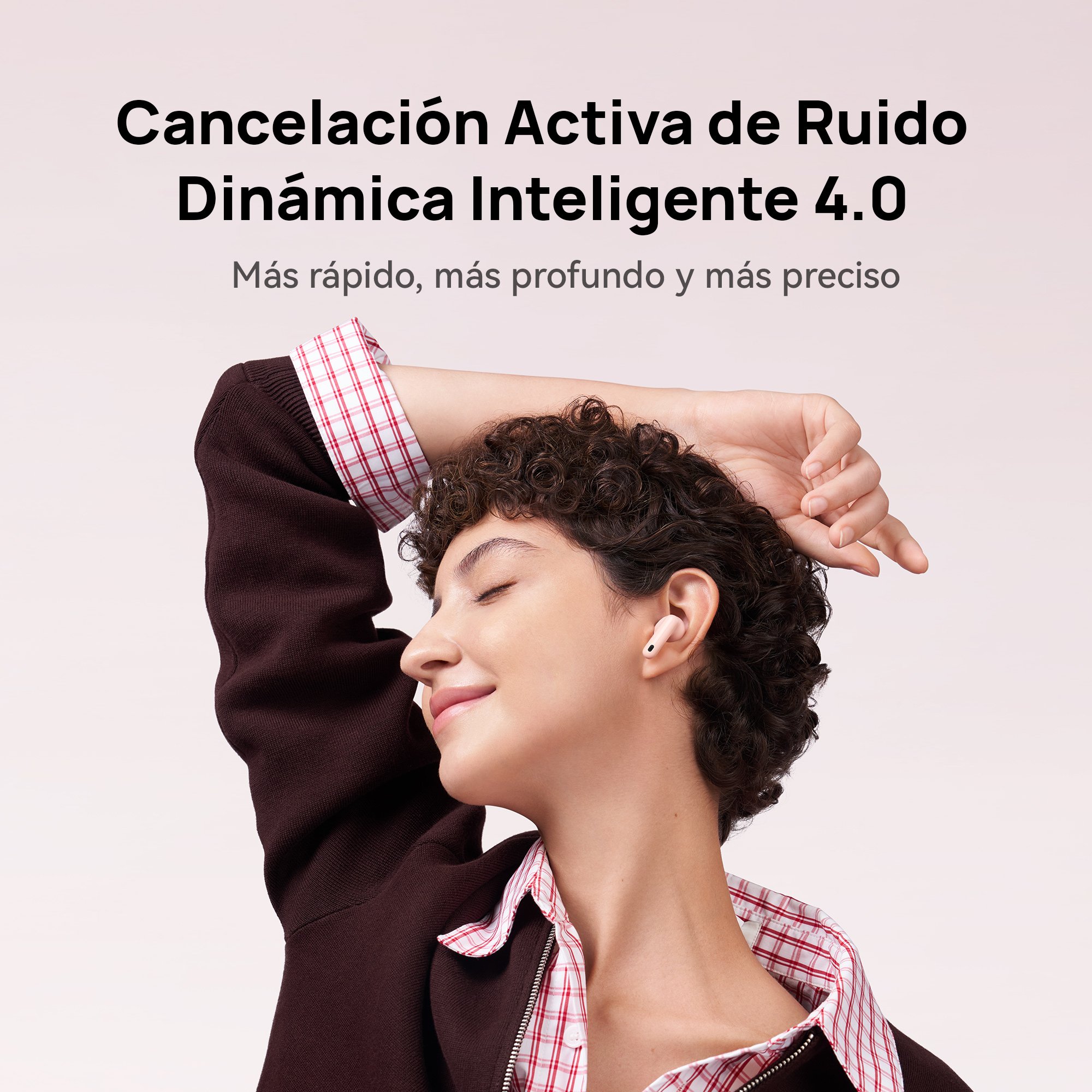 AUDÍFONOS INALÁMBRICOS HUAWEI FREEBUDS 7I - BLANCO | CANCELACIÓN ACTIVA DE RUIDO DINÁMICA INTELIGENTE 4.0 - 4