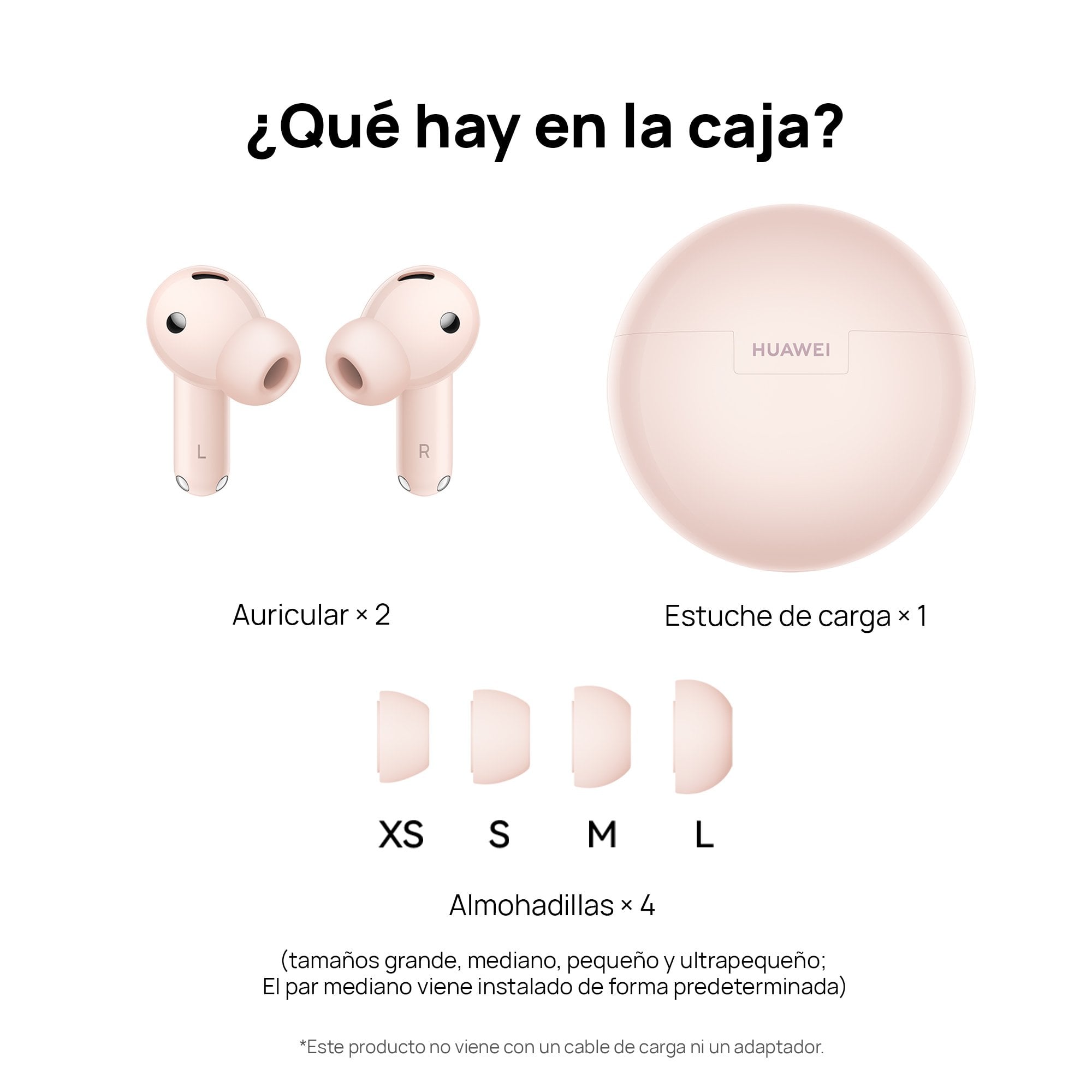 AUDÍFONOS INALÁMBRICOS HUAWEI FREEBUDS 7I - ROSADO | CANCELACIÓN ACTIVA DE RUIDO DINÁMICA INTELIGENTE 4.0 - 2