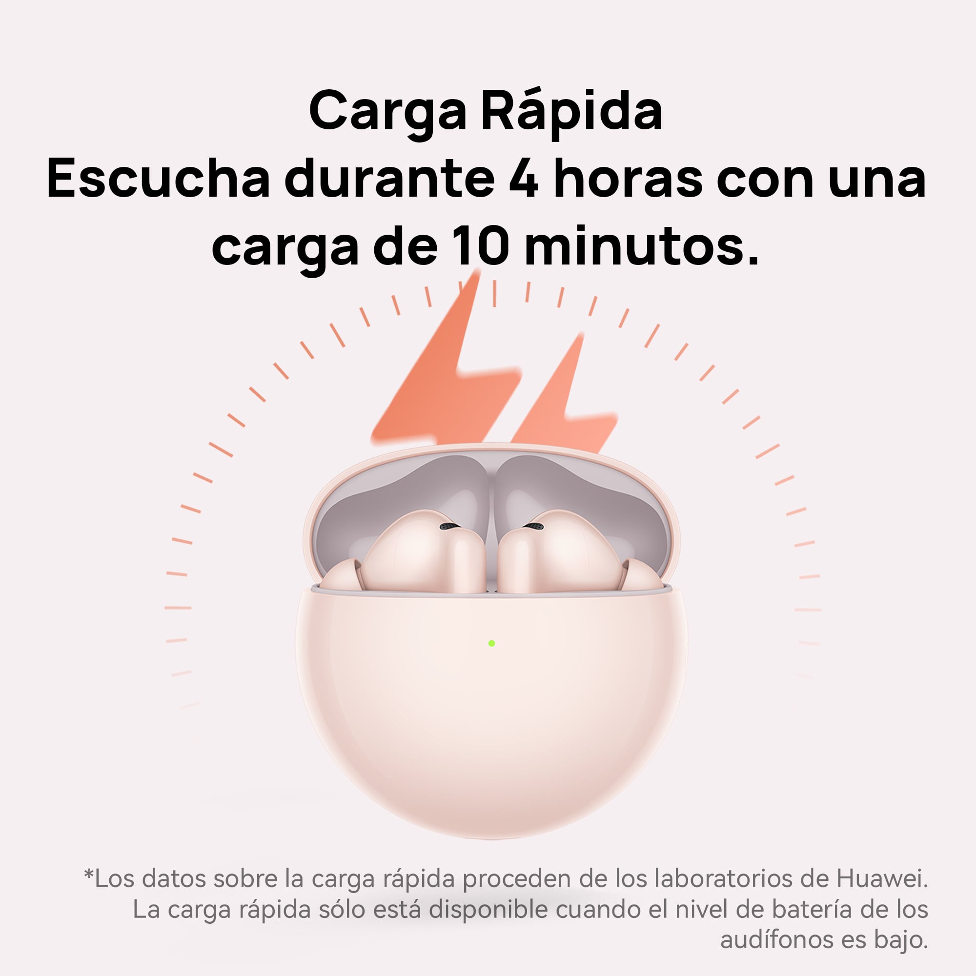AUDÍFONOS INALÁMBRICOS HUAWEI FREEBUDS 7I - ROSADO | CANCELACIÓN ACTIVA DE RUIDO DINÁMICA INTELIGENTE 4.0 - 10