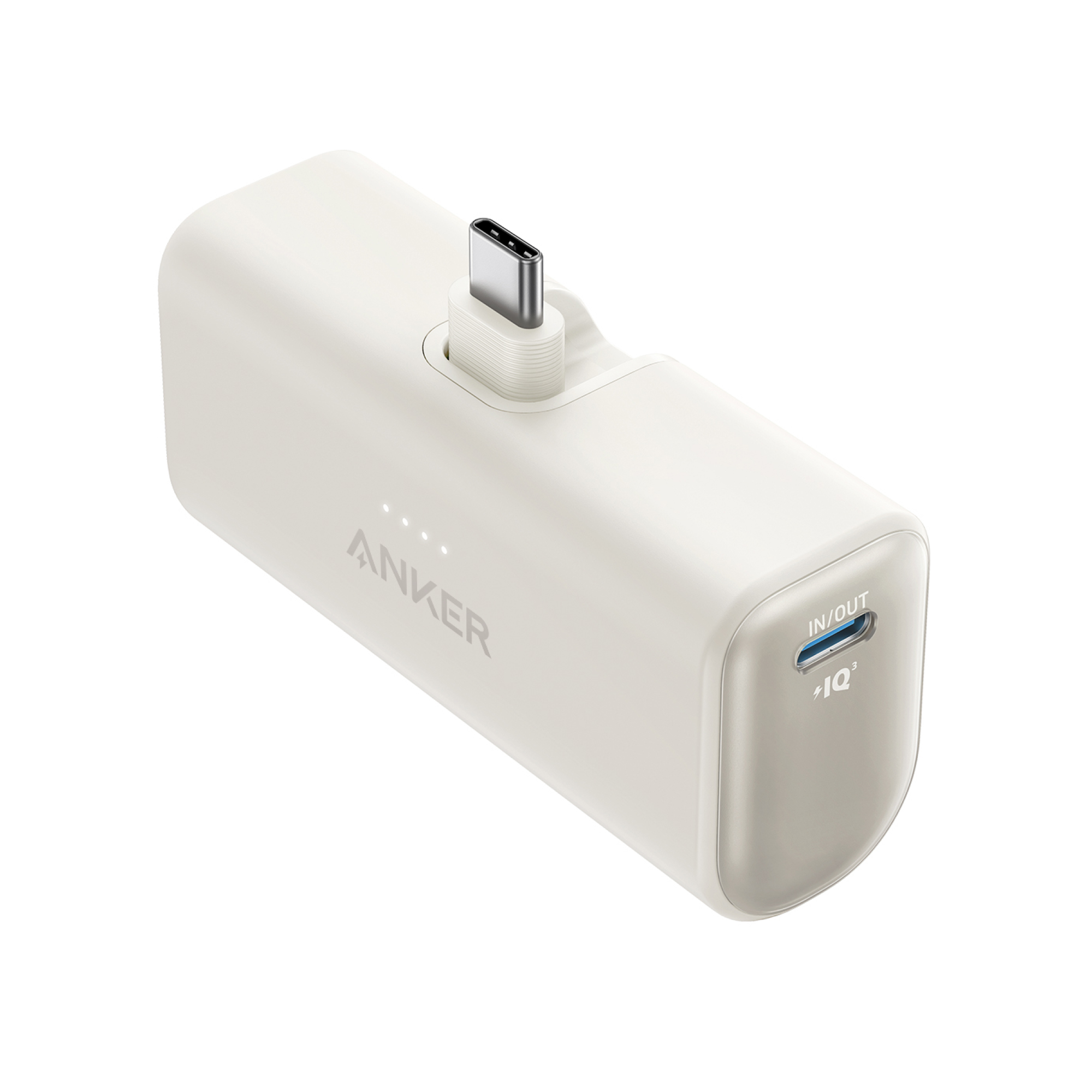 ANKER NANO POWER BANK (22.5W, BUILT-IN USB-C CONNECTOR) WHITE 1 - 2