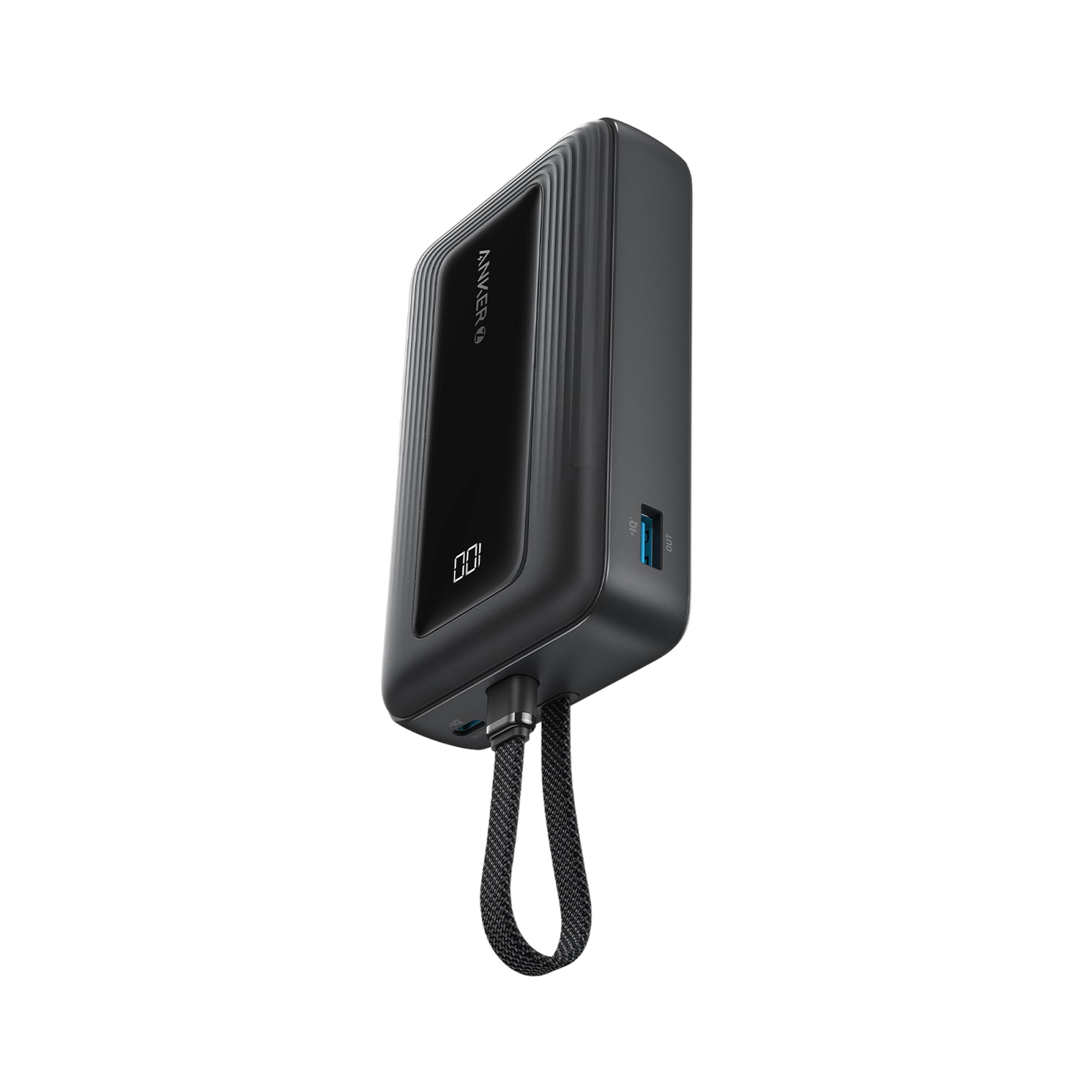 ANKER POWER BANK (20K, 30W, BUILT-IN USB-C CABLE) (H)OFFLINE - UN (EXCLUDED CN, EUROPE) BLACK 1 - 2