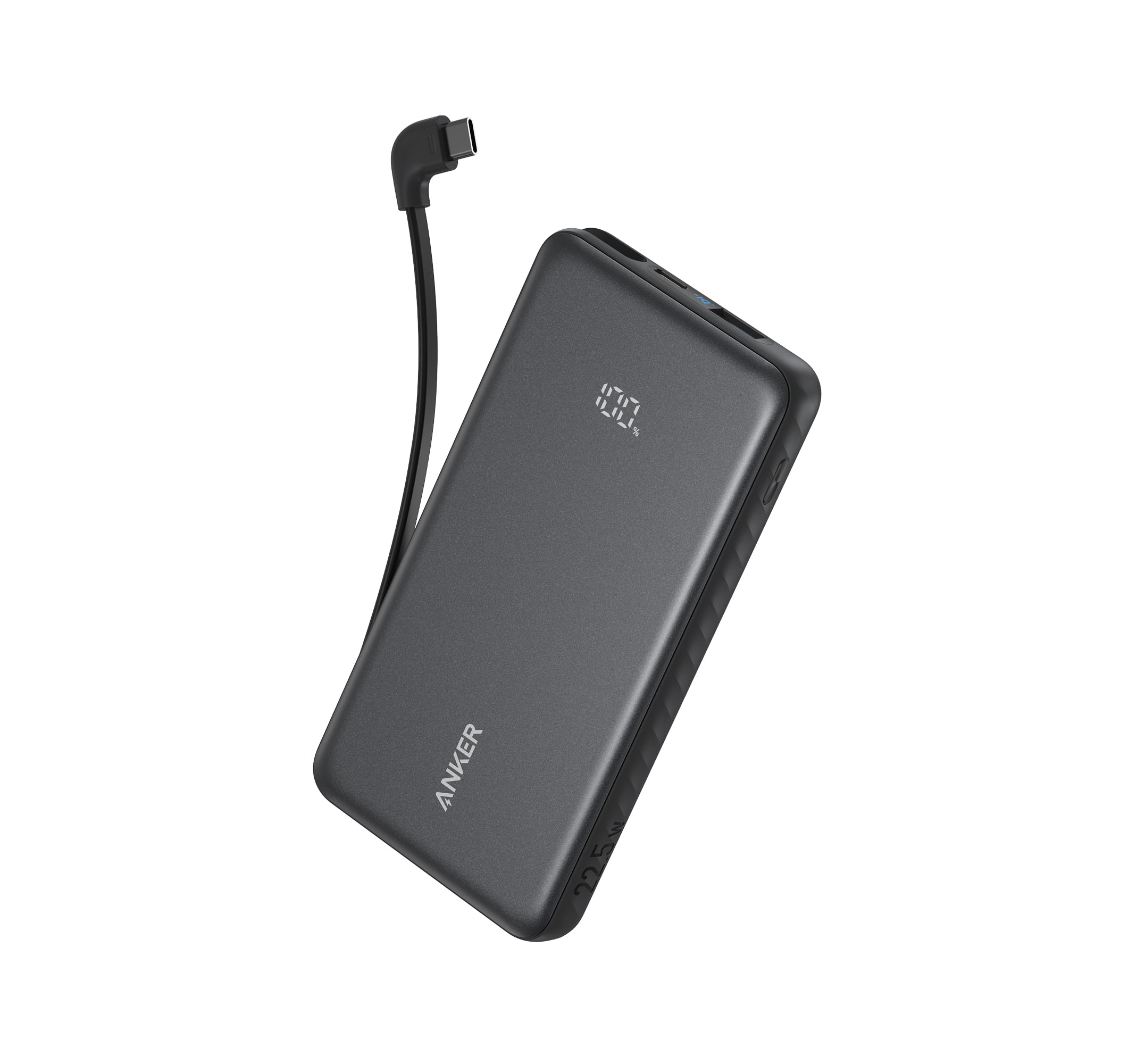 ANKER ZOLO POWER BANK (20K, 22.5W, BUILT-IN USB-C CABLE) (H)OFFLINE - UN (EXCLUDED CN, EUROPE) BLACK 1 - 2