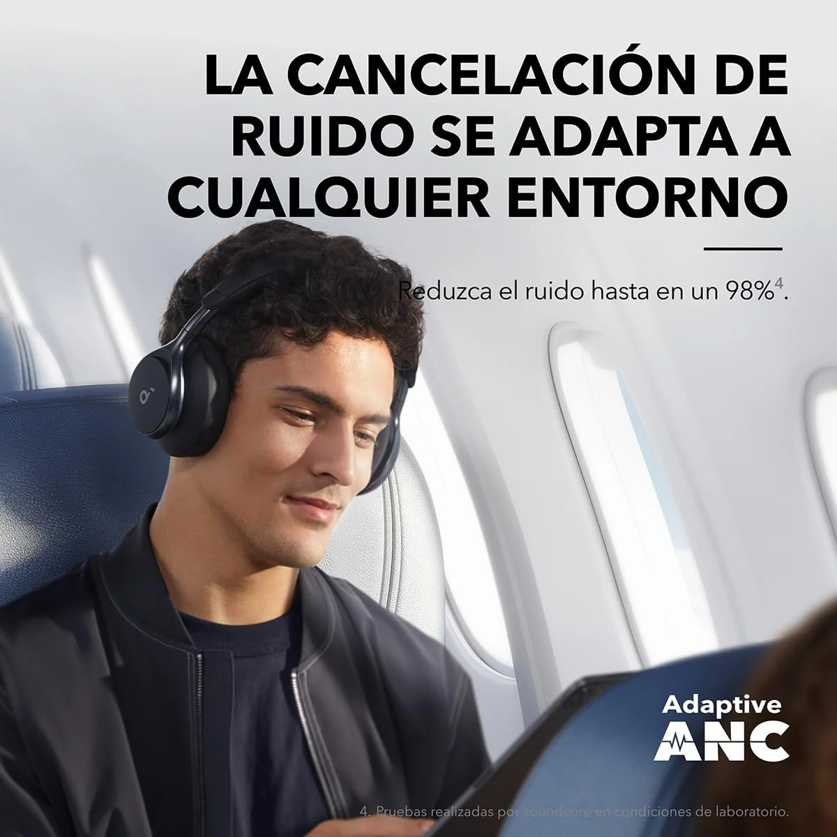 AUDÍFONOS ANKER SOUNDCORE SPACE ONE BLUETOOTH BLACK - 3