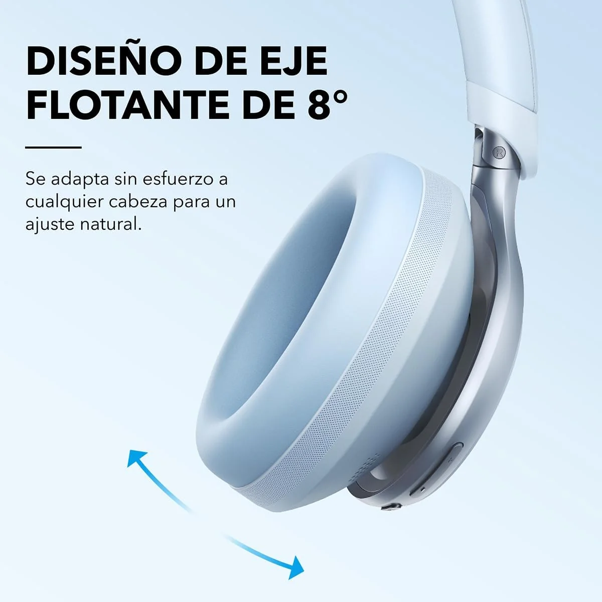 AUDÍFONOS ANKER SOUNDCORE SPACE ONE BLUETOOTH BLUE - 6