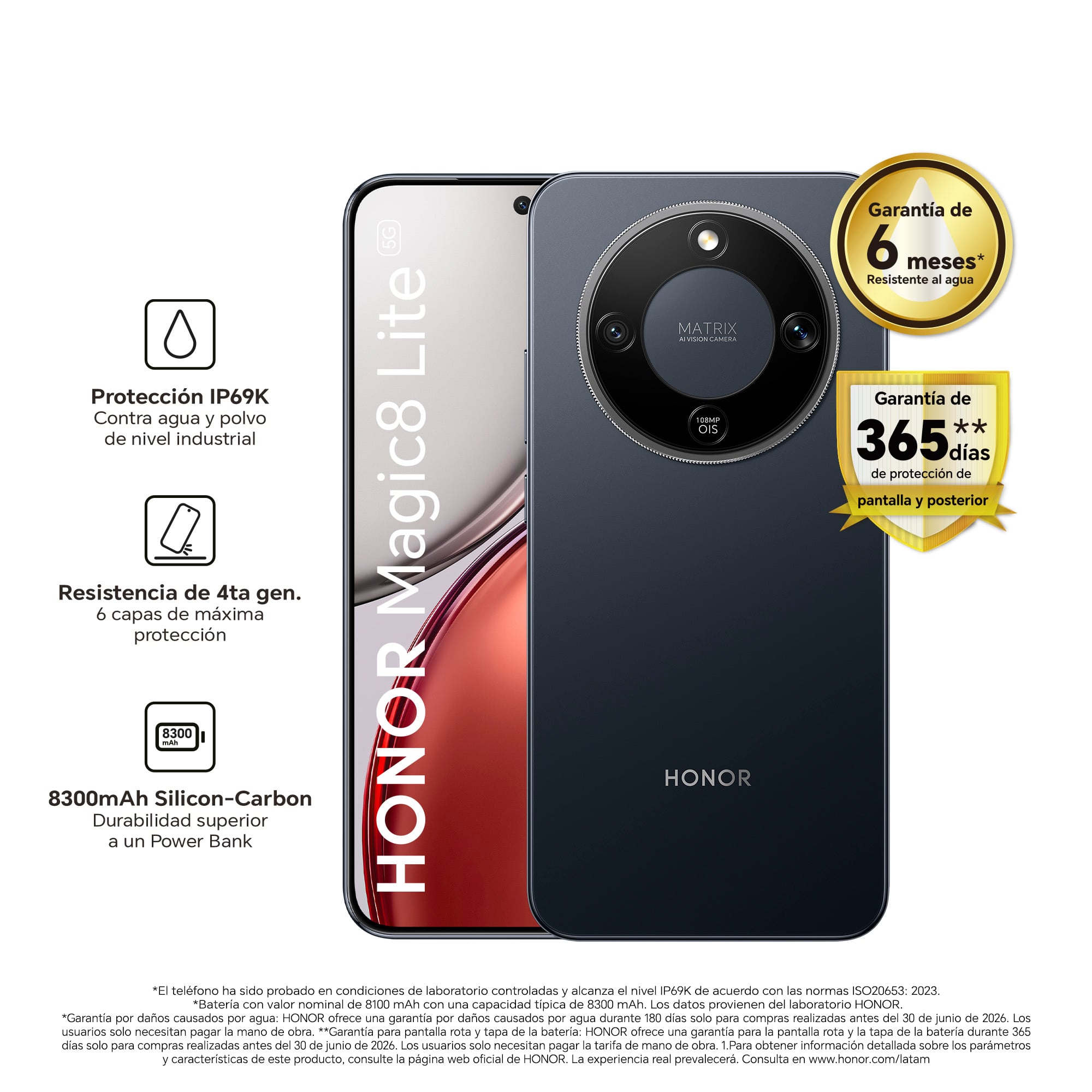 SMARTPHONE HONOR MAGIC 8 LITE 512GB+(8+8)GB - 1