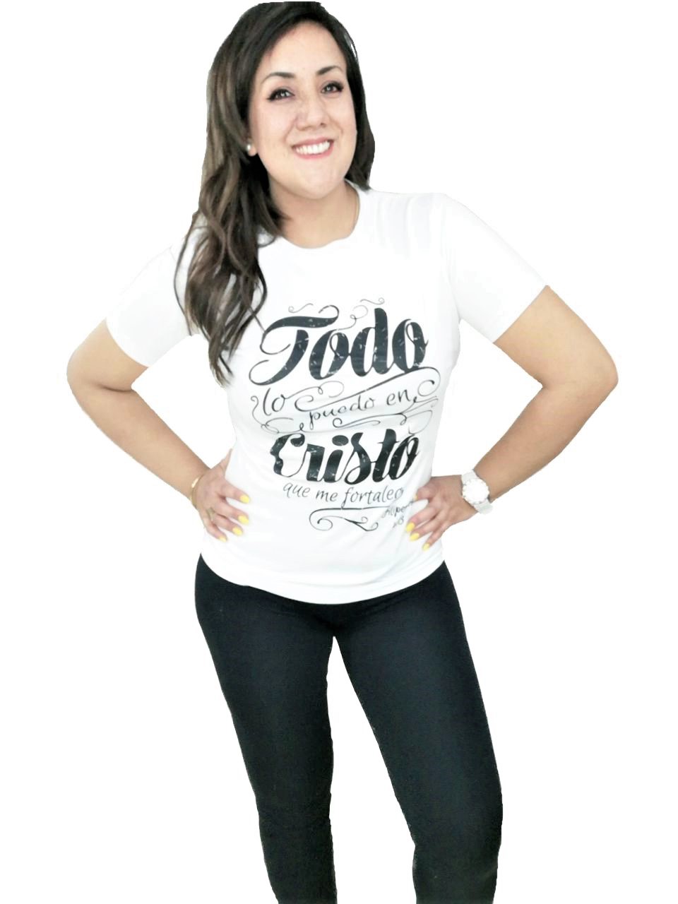 POLO MUJER DISEÑO TODO LO PUEDO EN CRISTO - 1